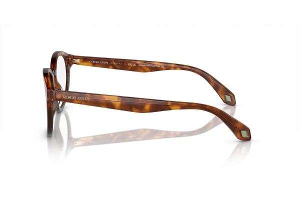 Okuliare Giorgio Armani AR7248 5988 Okrúhle Havana