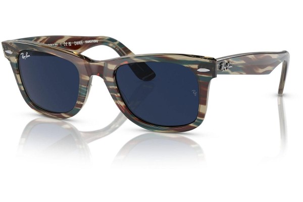 Slnečné okuliare Ray-Ban Wayfarer Change Collection RB2140 1387GG Squared Hnedé