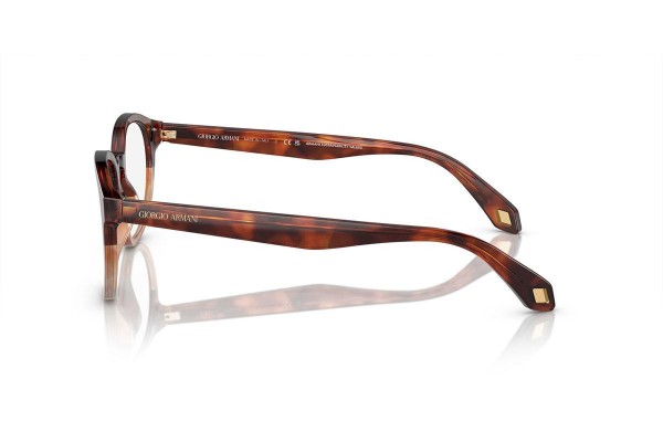 Okuliare Giorgio Armani AR7248 6034 Okrúhle Havana