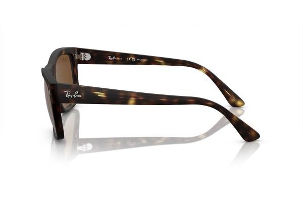 Slnečné okuliare Ray-Ban RB4428 894/57 Polarized Squared Havana