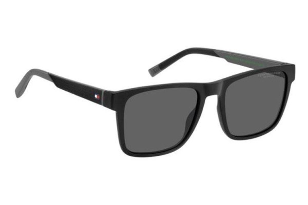 Slnečné okuliare Tommy Hilfiger TH2144/S 08A/M9 Polarized Obdĺžníkové Čierne