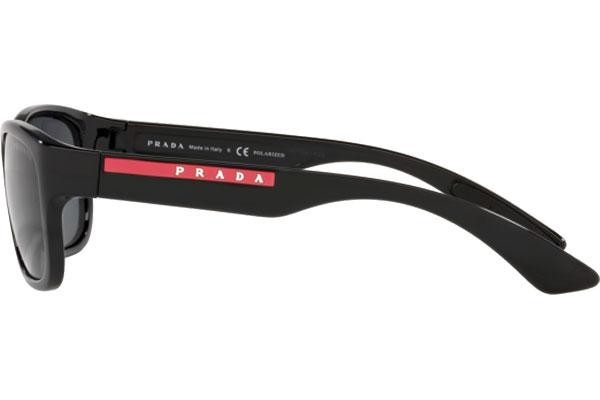 Slnečné okuliare Prada Linea Rossa PS05VS 1AB02G Polarized Obdĺžníkové Čierne