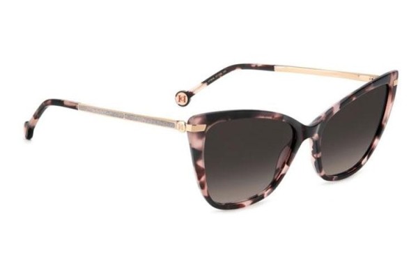 Slnečné okuliare Carolina Herrera HER0262/S HT8/HA Cat Eye Havana