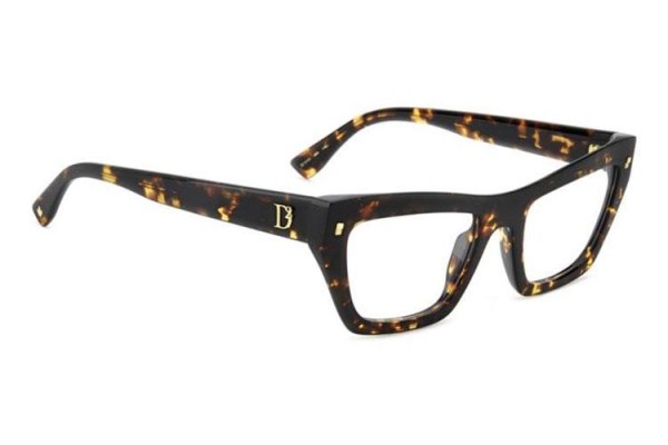 Okuliare Dsquared2 D20153 086 Obdĺžníkové Havana