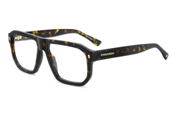 Okuliare Dsquared2 D20146 086 Obdĺžníkové Havana