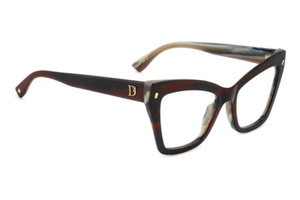 Okuliare Dsquared2 D20152 K4G Cat Eye Červené