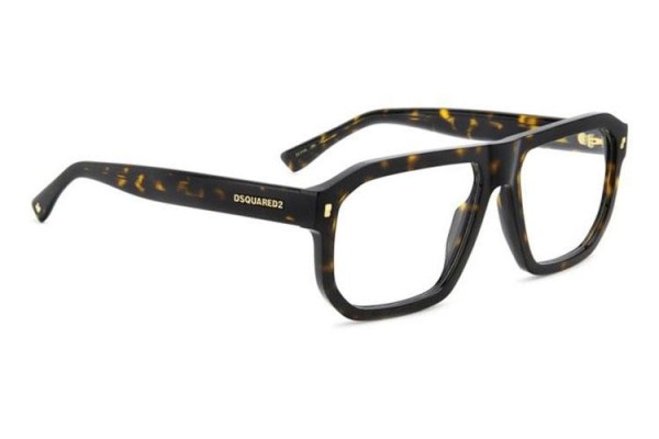 Okuliare Dsquared2 D20146 086 Obdĺžníkové Havana