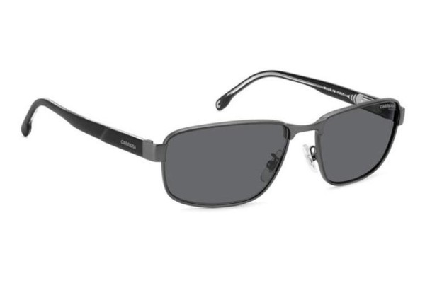 Slnečné okuliare Carrera CFLEX09/G/S R80/M9 Polarized Obdĺžníkové Sivé