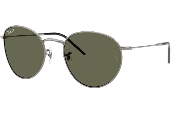 Slnečné okuliare Ray-Ban RBR0103S 004/9A Polarized Okrúhle Sivé