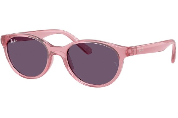 Slnečné okuliare Ray-Ban Junior RJ9080S 71691A Okrúhle Ružové