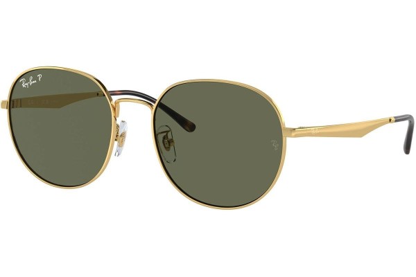 Slnečné okuliare Ray-Ban RB3727D 001/9A Polarized Okrúhle Zlaté