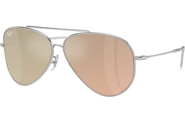 Slnečné okuliare Ray-Ban Aviator Reverse RBR0101S 003/2O Pilot Strieborné