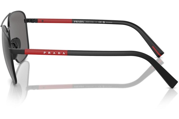 Slnečné okuliare Prada Linea Rossa PS54ZS 1BO02G Polarized Oválne Čierne