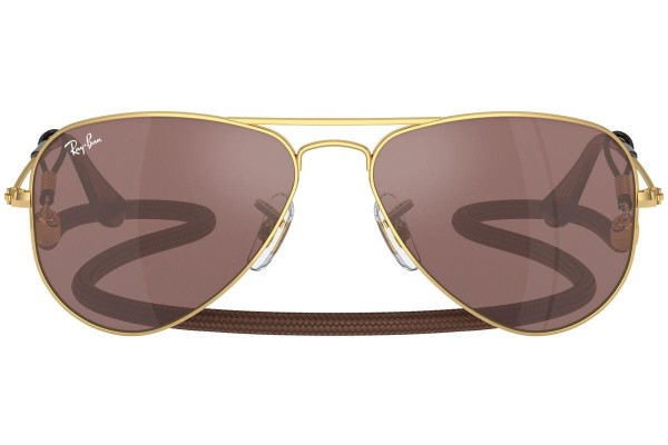 Slnečné okuliare Ray-Ban Junior Aviator Junior RJ9506S 223/6G Pilot Zlaté