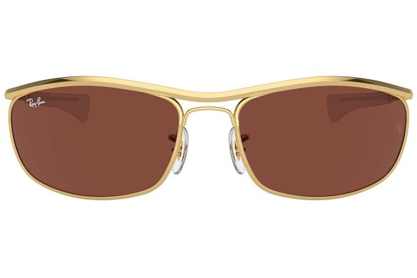 Slnečné okuliare Ray-Ban Olympian I Deluxe RB3119M 001/C5 Obdĺžníkové Zlaté