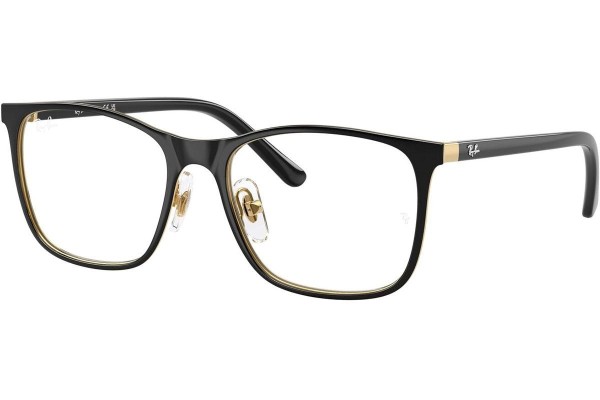 Okuliare Ray-Ban Junior RY9551V 4086 Squared Čierne