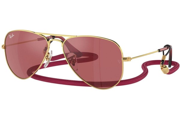 Slnečné okuliare Ray-Ban Junior Aviator Junior RJ9506S 223/B5 Pilot Zlaté