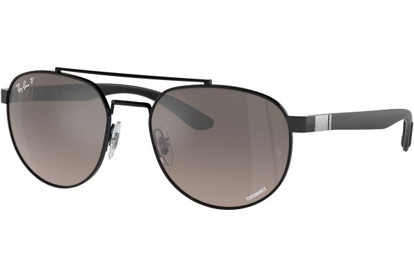 Slnečné okuliare Ray-Ban RB3736CH 002/5J Polarized Obdĺžníkové Čierne