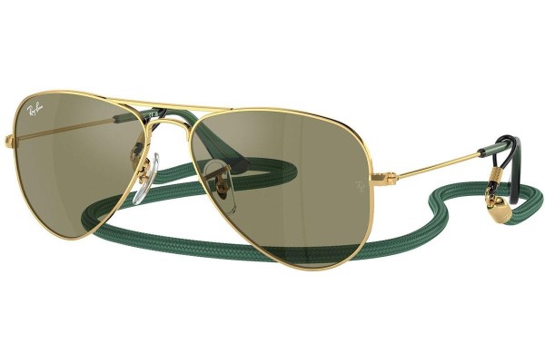 Slnečné okuliare Ray-Ban Junior Aviator Junior RJ9506S 223/6R Pilot Zlaté