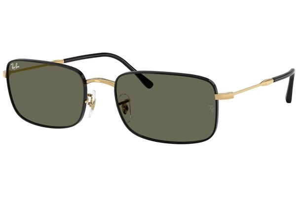 Slnečné okuliare Ray-Ban RB3746 927158 Polarized Obdĺžníkové Zlaté