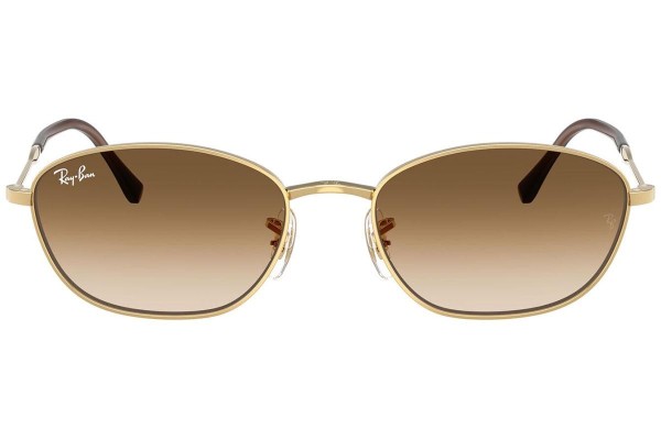 Slnečné okuliare Ray-Ban RB3749 001/51 Obdĺžníkové Zlaté