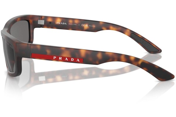 Slnečné okuliare Prada Linea Rossa PS05ZS 17X02G Polarized Obdĺžníkové Havana