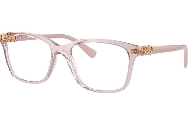 Okuliare Vogue Eyewear VO5574B 2942 Obdĺžníkové Ružové