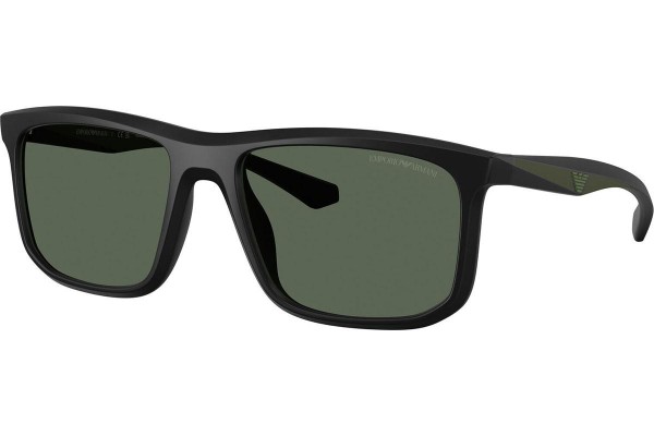 Slnečné okuliare Emporio Armani EA4234U 500171 Squared Čierne