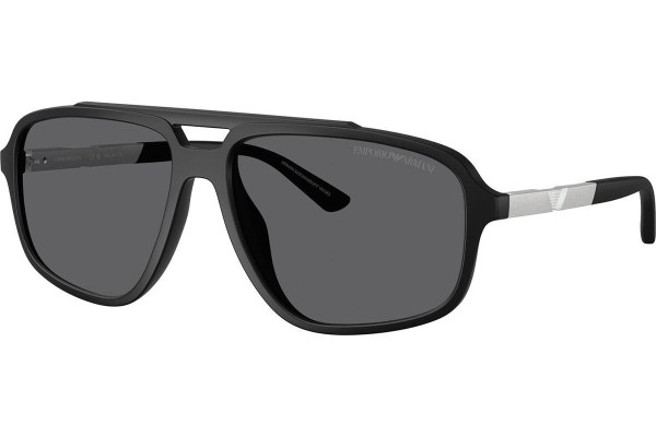 Slnečné okuliare Emporio Armani EA4236U 5001T3 Polarized Squared Čierne