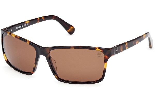 Slnečné okuliare Timberland TB00032 52H Polarized Squared Havana