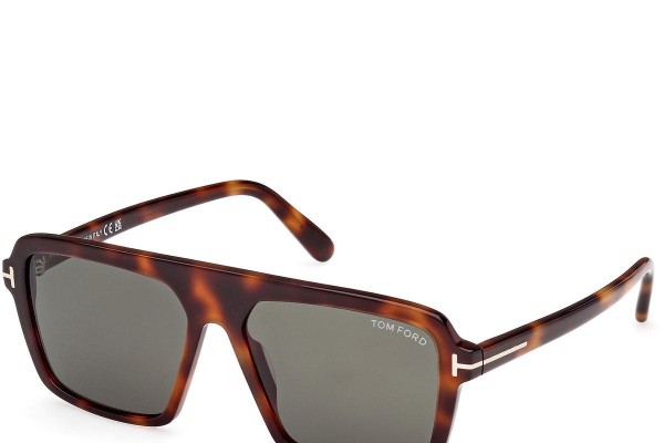 Slnečné okuliare Tom Ford Vincent FT1176 53N Squared Havana