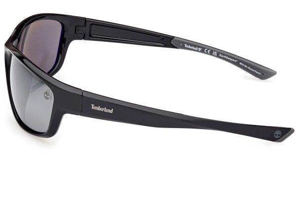 Slnečné okuliare Timberland TB00024 01D Polarized Obdĺžníkové Čierne