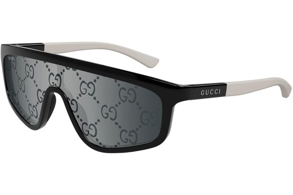 Slnečné okuliare Gucci GG1736S 003 Jednoliate | Shield Čierne