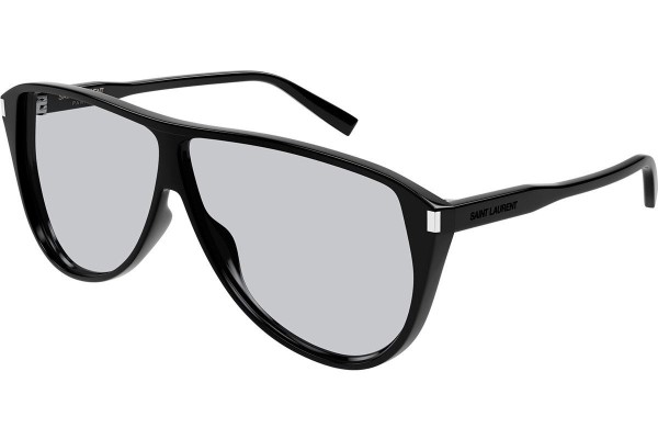 Slnečné okuliare Saint Laurent SL731GASPAR 001 Squared Čierne