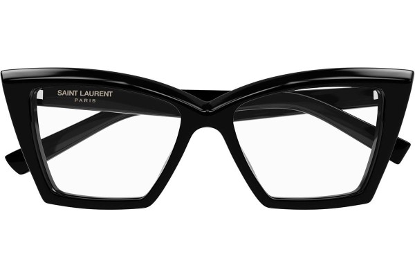 Okuliare Saint Laurent SL657OPT 001 Cat Eye Čierne