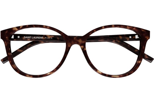 Okuliare Saint Laurent SLM112 005 Okrúhle Havana