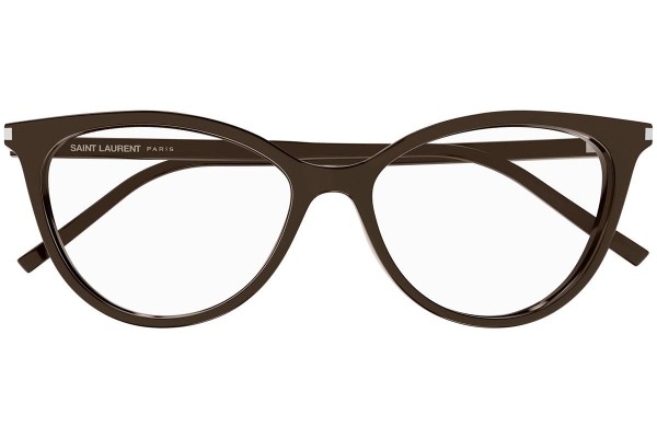 Okuliare Saint Laurent SL261 008 Cat Eye Hnedé