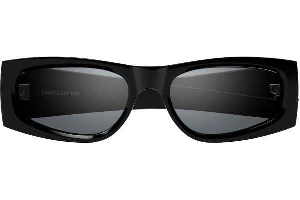 Slnečné okuliare Saint Laurent SLM140 002 Oválne Čierne