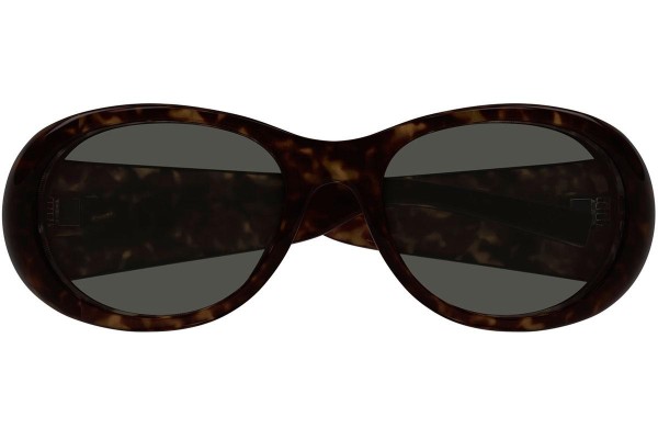 Slnečné okuliare Saint Laurent SL736 002 Oválne Havana