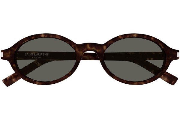 Slnečné okuliare Saint Laurent SL751JEANNE 002 Oválne Havana