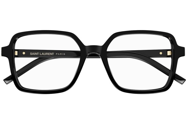 Okuliare Saint Laurent SLM139 001 Squared Čierne