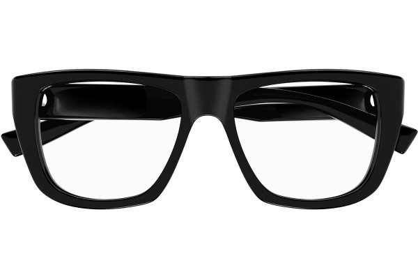 Okuliare Saint Laurent SL714 001 Squared Čierne