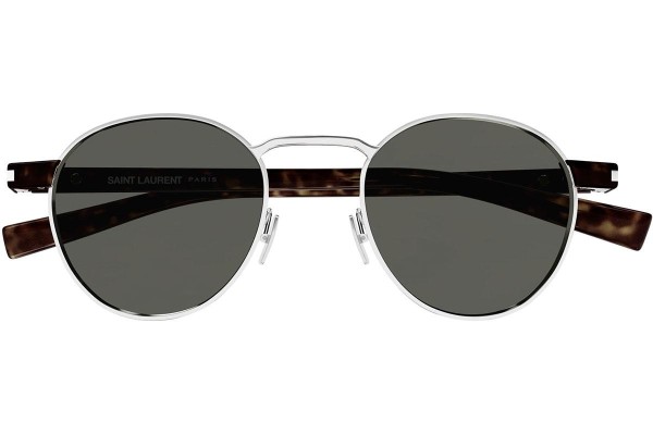 Slnečné okuliare Saint Laurent SL707 001 Okrúhle Strieborné