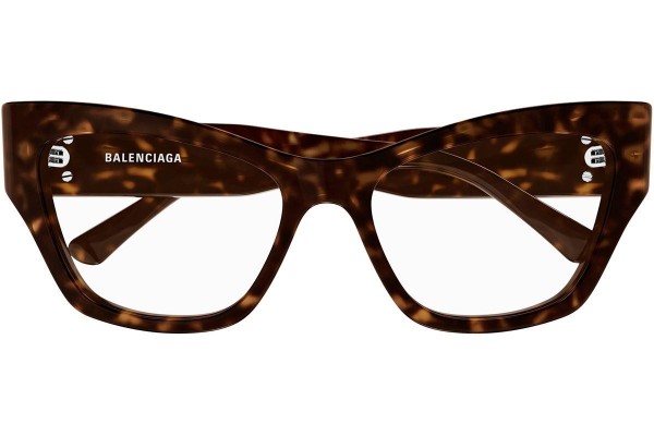 Okuliare Balenciaga BB0362O 002 Squared Havana