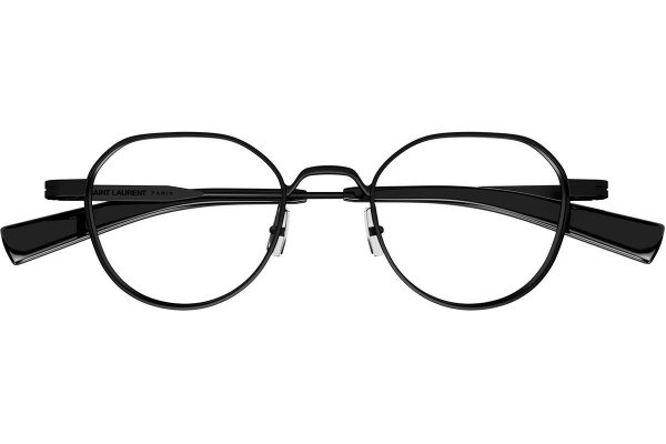 Okuliare Saint Laurent SL730 001 Okrúhle Čierne