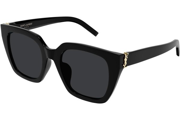 Slnečné okuliare Saint Laurent SLM143 001 Squared Čierne