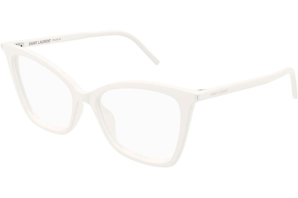 Okuliare Saint Laurent SL386 014 Cat Eye Biele