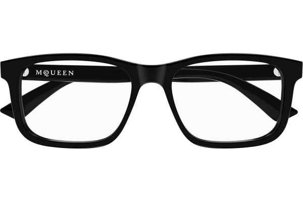 Okuliare Alexander McQueen AM0486O 006 Squared Čierne