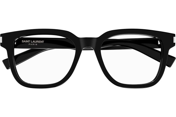 Okuliare Saint Laurent SL711OPT 001 Squared Čierne