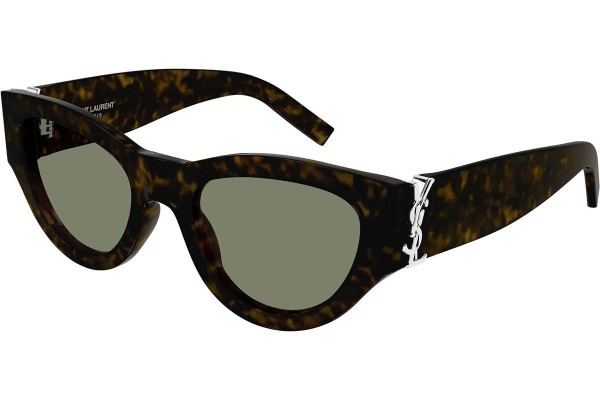 Slnečné okuliare Saint Laurent SLM94 008 Cat Eye Havana